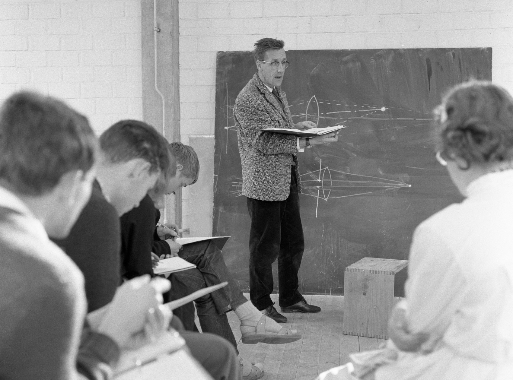 Class with Christian Staub, 1958