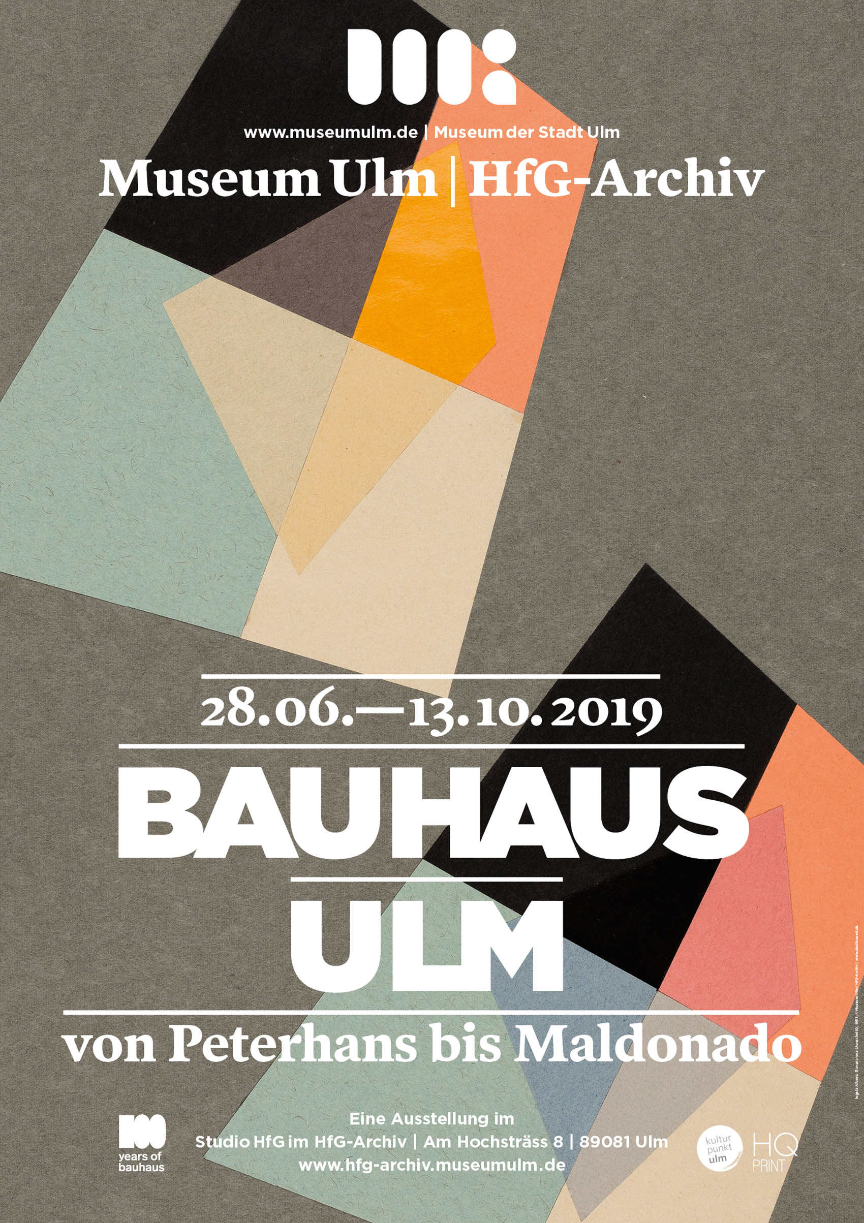 Poster HfG-Archiv Bauhaus-Ulm