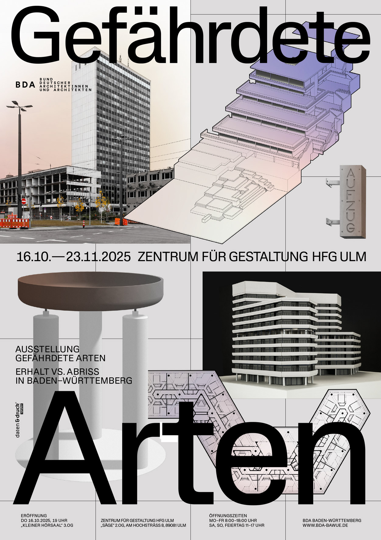Poster Gefährdete Arten